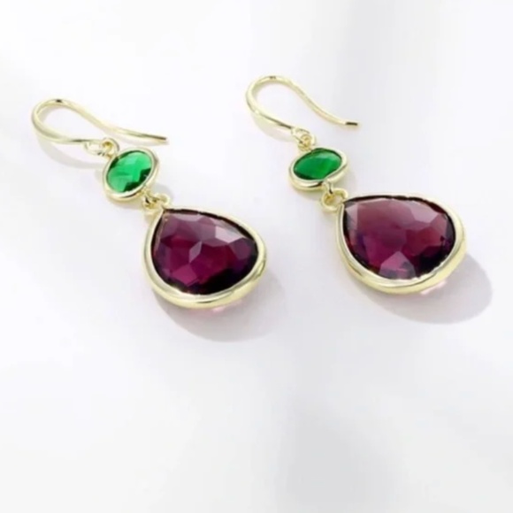 ❤️ FREE Rain Drop Tiered Round Hipster Chic Glam Elegant Classy Party Earrings - Picture 1 of 2